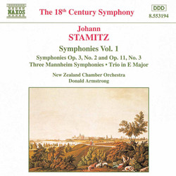 Stamitz, J.: Symphonies, Vol.  1