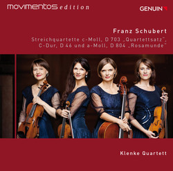 Schubert: String Quartets, D. 703, 46 & 804