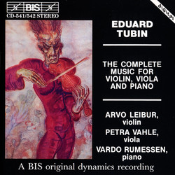 Tubin - Complete Music for Violin, Viola and Piano