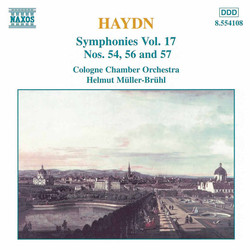 Haydn: Symphonies, Vol. 17 (Nos. 54, 56, 57)