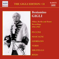 The Gigli Edition, Vol. 11: Milan, Berlin & Rome Recordings