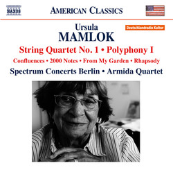 Mamlok: String Quartet No. 1 - Polyphony No. 1