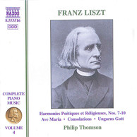 Liszt: 6 Consolations / Ave Maria