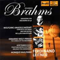 Mozart: Piano Concerto No. 23 / Brahms: Variations On A Theme by Haydn