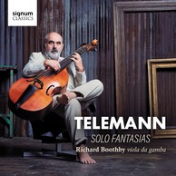 G.P. Telemann: 12 Fantasies for Viola da gamba, TWV 40:26-37