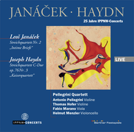 Janáček: String Quartet No.2 'Intime Briefe' / Haydn: String Quartet Op 76 No.3 'Kaiserquartett' / Pellegrini Quartet