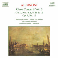 Albinoni: Oboe Concertos, Vol.  3