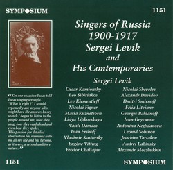 Singers of Russia (1900-1917)