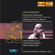 Tchaikovsky, P.I.: Violin Concerto / Mozart, W.A.: Violin Concerto No. 5 (D. Oistrakh, Konwitschny) (Staatskapelle Dresden Edition, Vol. 3)