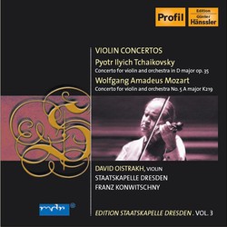 Tchaikovsky, P.I.: Violin Concerto / Mozart, W.A.: Violin Concerto No. 5 (D. Oistrakh, Konwitschny) (Staatskapelle Dresden Edition, Vol. 3)