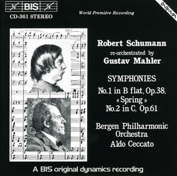 Schumann - Symphonies No.1 & No.2 (re-orchestrated by Gustav Mahler)