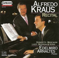 Vocal Recital: Kraus, Alfredo - Liszt, F. / Donizetti, G. / Mascagni, P. / Respighi, O. / Verdi, G.