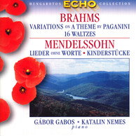 Brahms: Variations On A Theme by Paganini / 16 Waltzes / Mendelssohn: Songs Without Words (Excerpts)