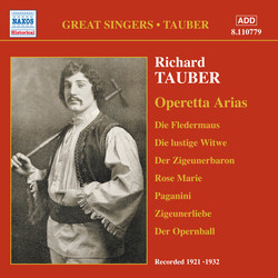 Tauber, Richard: Operetta Arias (1921-1932)