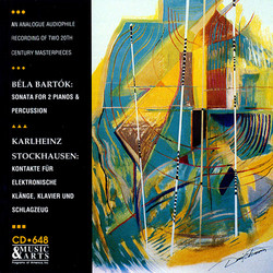 Bartok: Sonata for 2 Pianos & Percussion - Stockhausen: Kontakte (version for piano, percussion and 4-track tape), Work No. 12 1/2