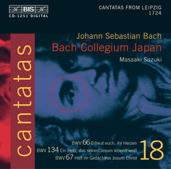 J.S. Bach - Cantatas, Vol.18 (BWV 66, 134, 67)
