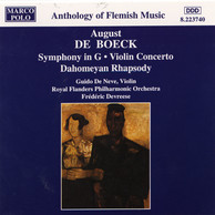 Boeck: Symphony in G Major / Violin Concerto