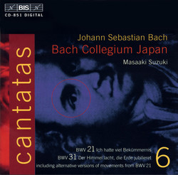 J.S. Bach - Cantatas, Vol.6 (BWV 21, 31)