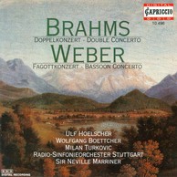 Weber, C.M. Von: Bassoon Concerto, Op. 75 / Andante E Rondo Ungarese / Brahms, J.: Double Concerto, Op. 102