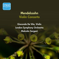 Mendelssohn, F.: Violin Concerto in E Minor (De Vito, Sargent) (1951)