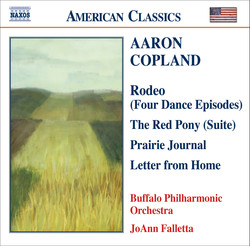 Copland: Prairie Journal / The Red Pony Suite / Letter from Home