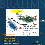 Brahms: Horn Trio Op.40 / Piano Quartet No.2 Op.26