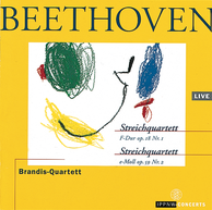Beethoven: String Quartet Op.18 No.1 / String Quartet Op.59 No.2 / Brandis Quartett