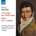 Rode: 12 Etudes for Violin Solo - Duos for 2 Violins