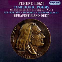 Liszt: Symphonic Poems for 2 Pianos, Vol. 1