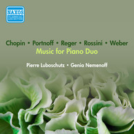 Piano Duo Recital: Luboschutz, Pierre / Nemenoff, Genia - Reger, M. / Weber, C.M. Von / Chopin, F. / Portnoff, M. / Rossini, G. (1953)