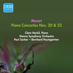 Mozart, W.A.: Piano Concertos Nos. 23 and 24 (Haskil, Vienna Symphony, Sacher, Paumgartner) (1955)