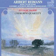 Reimann, A.: Song Cycles After Schubert, Brahms, Schumann and Mendelssohn
