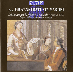 Martini: Sei Sonate per l'organo e il cembalo