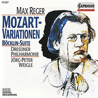 Reger: Variations and Fugue on a Theme of Mozart & 4 Tondichtungen nach Arnold Böcklin