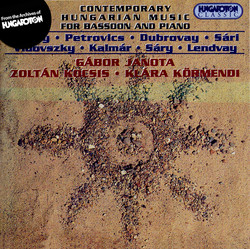 Bozay / Dubrovay / Vidovszky: Contemporary Hungarian Music for Bassoon and Piano