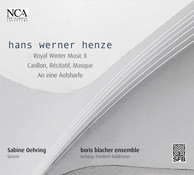 Henze: Royal Winter Music II - Carillon, Récitatif, Masque - Ode an eine Äolsharfe