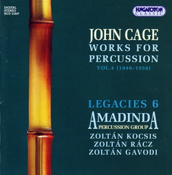 Cage: Works for Percussion, Vol. 4 (1940-1956)