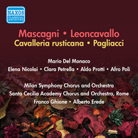 Mascagni, P.: Cavalleria Rusticana / Leoncavallo, R.: Pagliacci (Del Monaco, E. Nicolai, Protti, Ghione, Erede) (1953-1954)