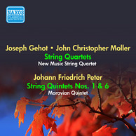 Chamber Music (American Colonial) - Gehot, J. / Moller, J.C. / Peter, J.F. (New Music String Quartet, Moravian Quintet) (1952)