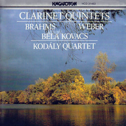 Brahms: Clarinet Quintet / Weber, C.M.: Clarinet Quintet