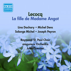 Lecocq, C.: Fille De Madame Angot (La) [Opera] (Lachary, Michel, Gressier) (1952)
