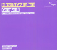Castiglioni, N.: Piano Works (Complete)  - Cangianti / 3 Pezzi / Come Io Passo L'Estate / In Principio Era La Danza / Piano Sonatina