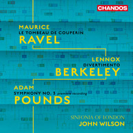Ravel, Berkeley, Pounds: Orchestral Works