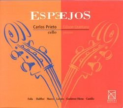Cello Recital: Prieto, Carlos Miguel - Falla, M. De / Halffter, E. / Marco, T. / Lavista, M. / Heras, J.G. / Castillo, M. (Mirrors)