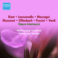 Opera Intermezzi - Kodaly, Z. / Mascagni, P. / Massenet, J. / Mussorgsky, M. / Offenbach, J. / Puccini, G. / Granados, E. / Verdi, G. (Karajan) (1954)