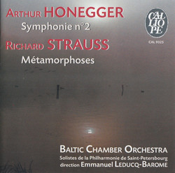 Honegger: Symphonie No. 2 - Strauss: Métamorphoses