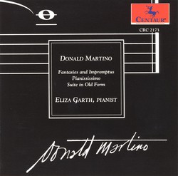Martino, D.: Solo Piano Music