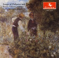 Songs of Debussy and Faure