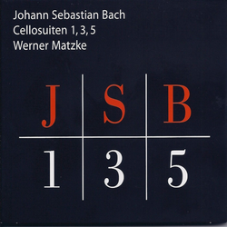 J.S. Bach: Suites for cello solo Nos. 1, 3, 5 BWV 1007, 1009 & 1011