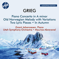 Grieg: Piano Concerto, Old Norwegian Melody with Variations, 2 Lyric Pieces & In Autumn